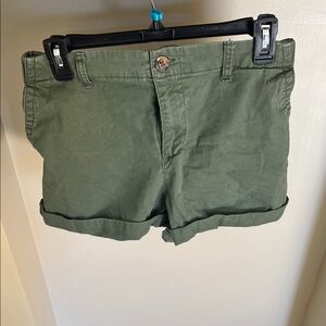 Olive Green Women's Shorts